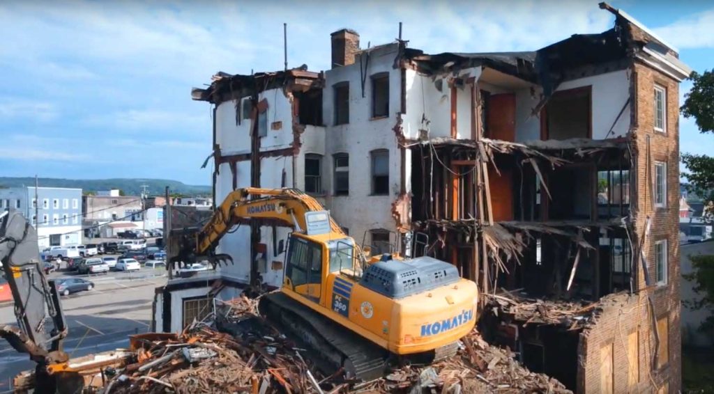 Binghamton University, Demolition