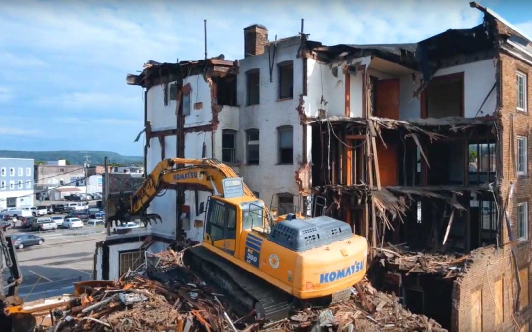 Binghamton University, Demolition Project